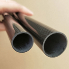 Twill Plain Matte Glossy 3K Full Carbon Fiber Tube UV Resistant