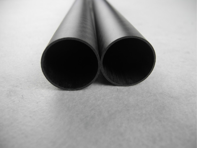 (OD) 25mm * 23mm (ID) * 500mm bề mặt mờ Carbon Fiber ống cho cán ống