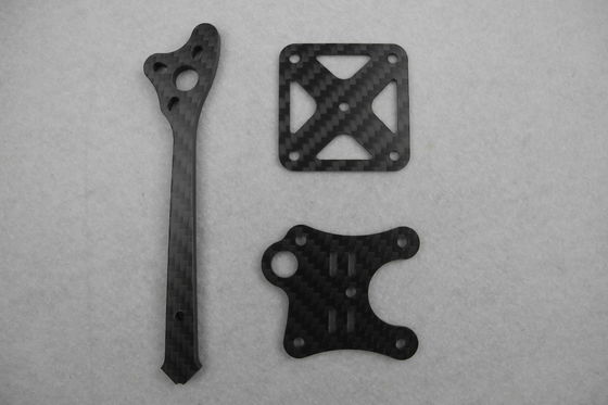 Durable Carbon Fiber Sheet CNC Machining Service With 3K Plain Weave Patterns