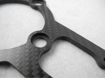Customized CNC Machining Carbon Fiber Chassis Countersink OEM / ODM