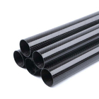 Flexibility Custom Roll Wrapped Carbon Fiber Tube Twill / Plain Weave