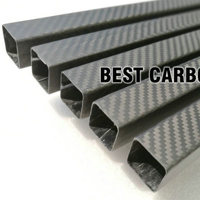 High Strength 3K Full Carbon Fiber Square Tube - Superior Quality and Smooth Finish