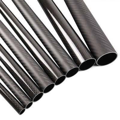 100% 3K Carbon Fiber Tube - Twill Weave - 1/2" ID x 5/8" OD x 3 ft. Long