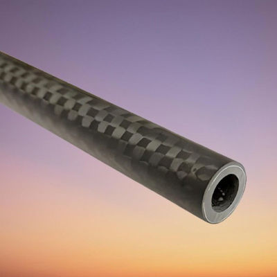100% 3K Carbon Fiber Tube - Twill Weave - 1/2" ID x 5/8" OD x 3 ft. Long