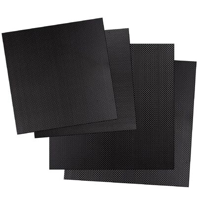 Plain Weave Real Lightweight Carbon Fiber Sheet Panel Plate 240x240x1.5mm