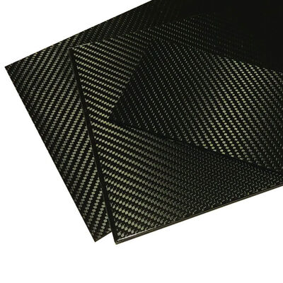 Structural Carbon Fiber Plate, Twill Weave, Thickness 3MM, 100mm*200mm*3mm
