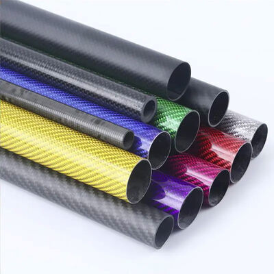 Customized Twill Weave Carbon Fiber Tube Available in Multiple Sizes and Lengths