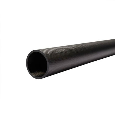Custom Size 3K Twill Carbon Fiber Tube Roll Wrapped Carbon Fiber Round Pipe