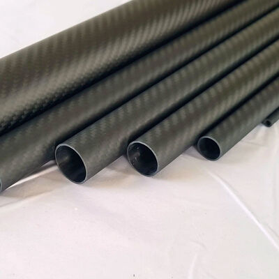 Large Diameter Twill Carbon Fiber Tube Lightweight Composite Carbon Tube