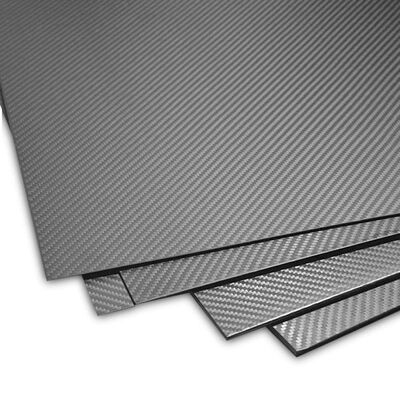 3K Twill Weave Carbon Fiber Plate with High-Gloss Finish and Lightweight Design