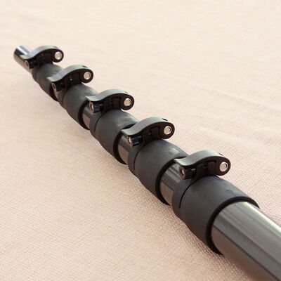 Customizable Dimension Flip Lock Type 100% 3K Carbon Fiber Telescopic Pole