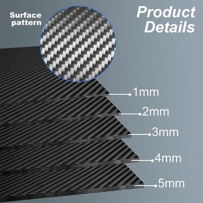 Lightweight, High-Stiffness 100% 3K Carbon Fiber Composite Plate - Easy Machinability