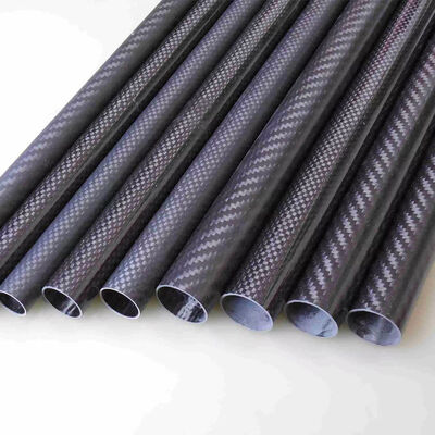 High Temperature Resistant 420mm /16.5inch 100% 3K Carbon Fiber Tube for Structural Applications
