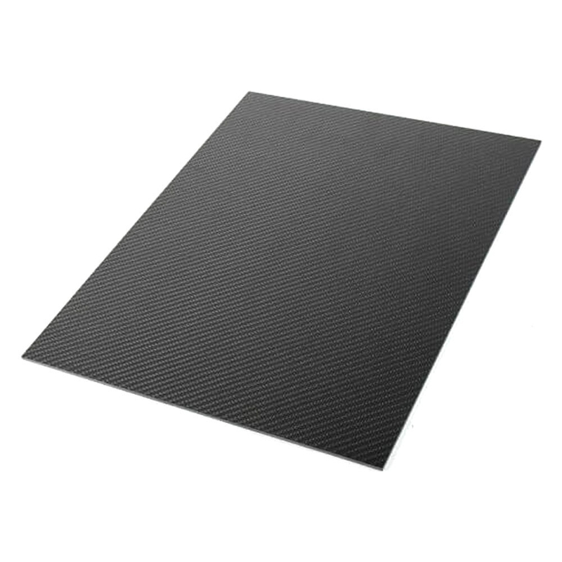 Twill Weave Carbon Fiber Plate 0.5mm-4mm High-Strength Black