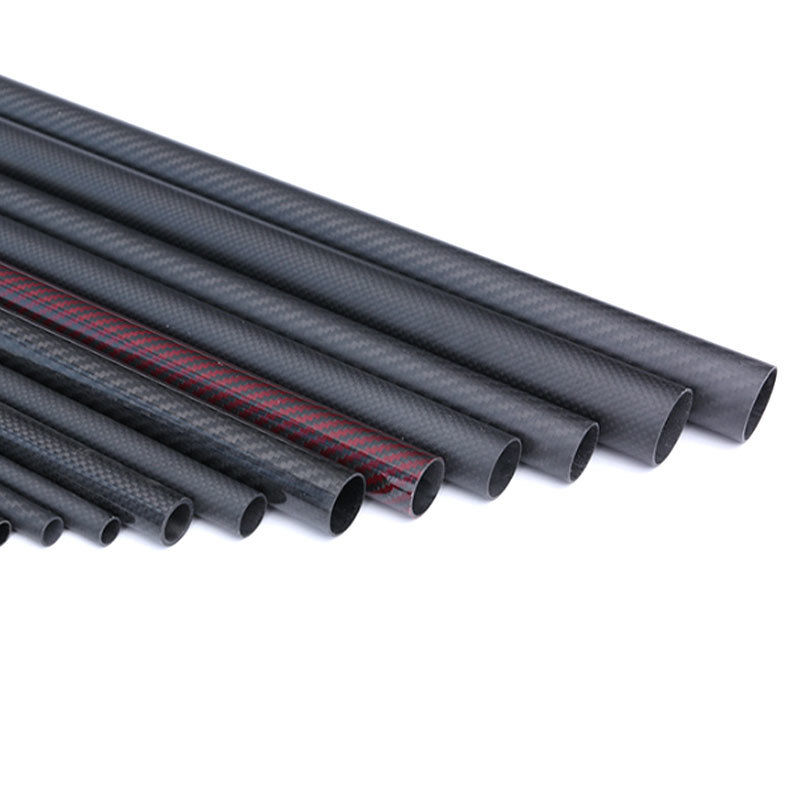 3K Roll Wrapped Carbon Fiber Tube OD 6mm X ID 4/5mm X Length 500mm for RC Model