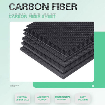 Tấm sợi carbon 0.25mm cường độ cao & nhẹ cho máy bay không người lái CFRP